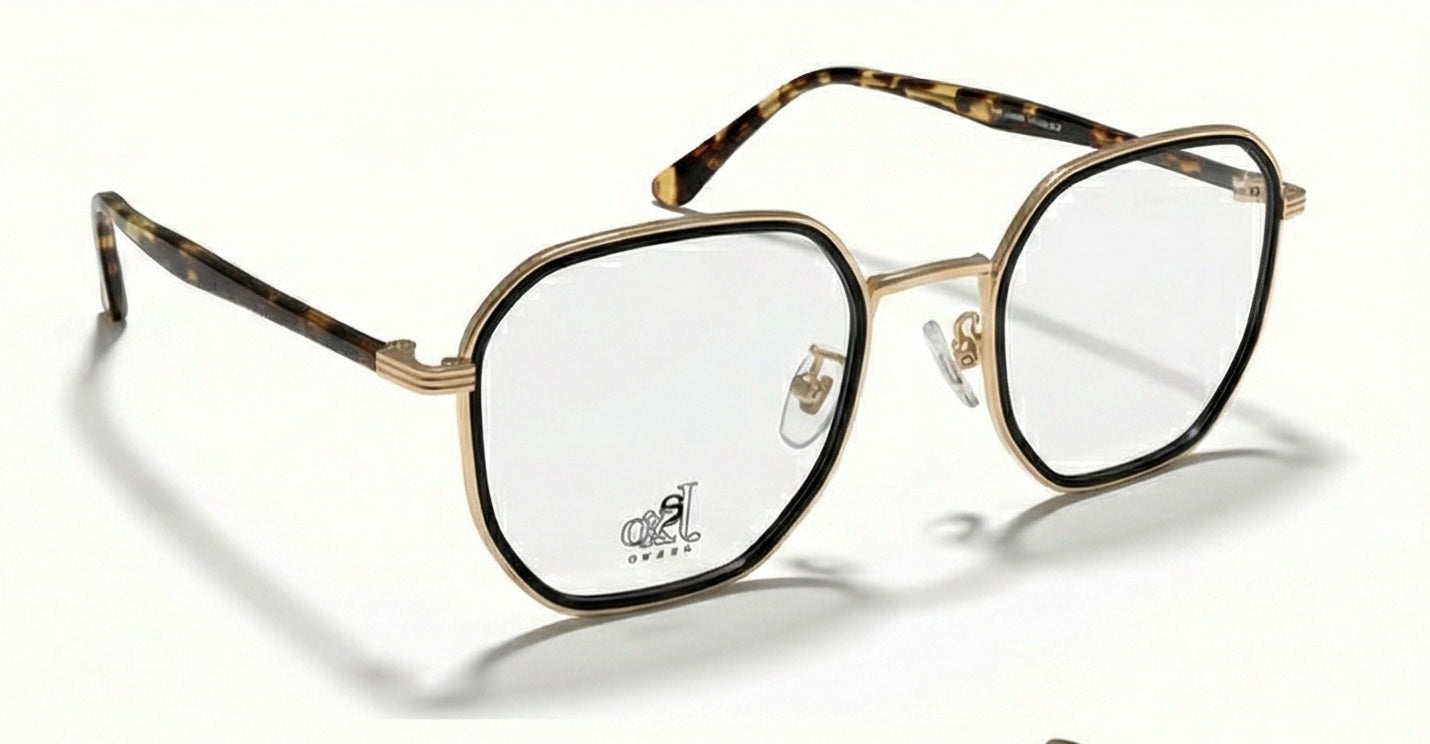Gold Square Optical Frame