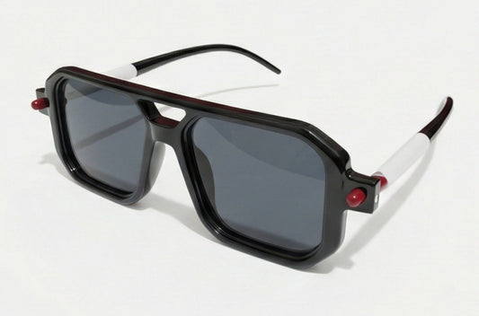 Black Square Grey Sunglasses