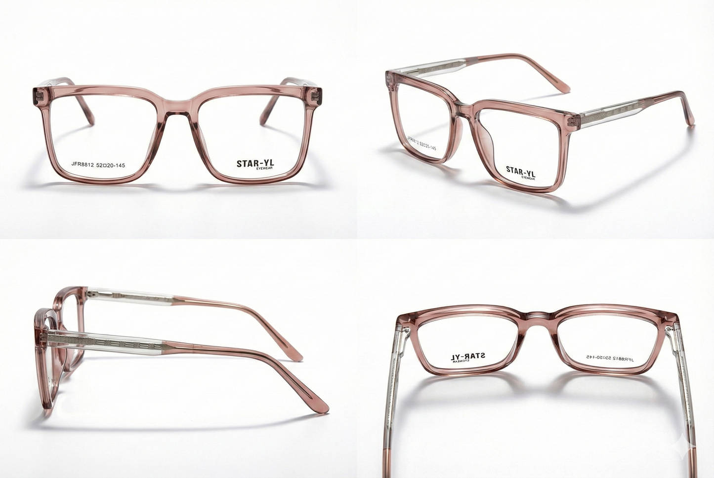 Blush Square Optical Frames