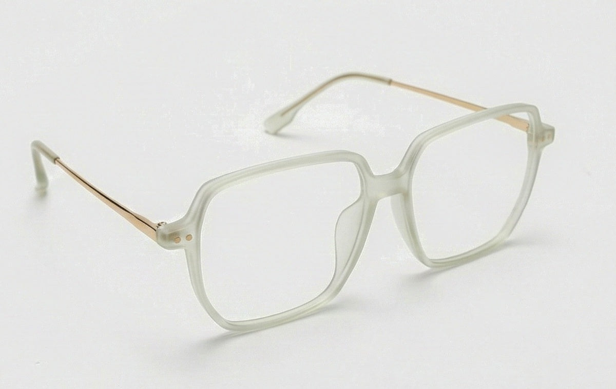 Clear & Gold Square Frame