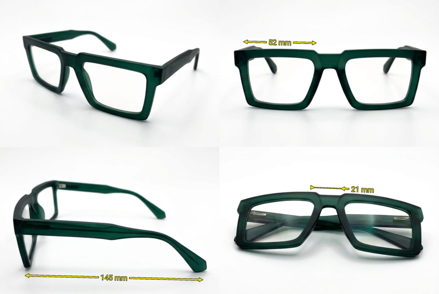 Bold Green Optical Frames