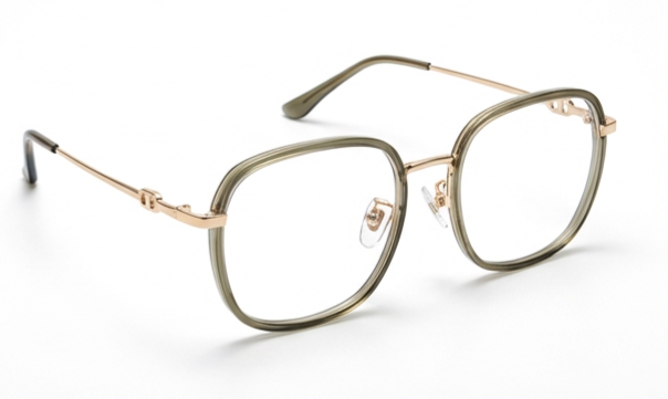 Olive Gold Metal Frame