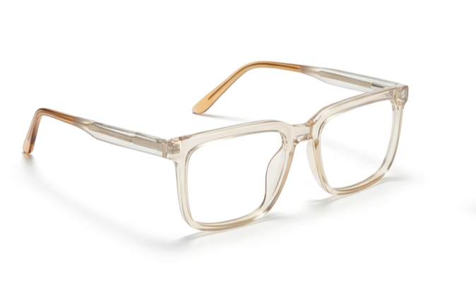 Blush Square Optical Frames