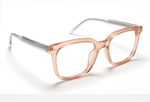 Blush Square Optical Frames