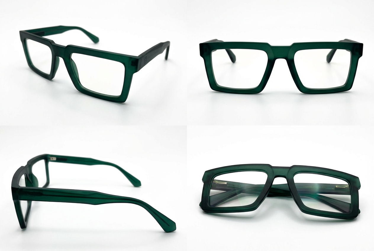 Bold Green Optical Frames