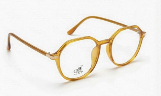 Honey Round Eyeglasses