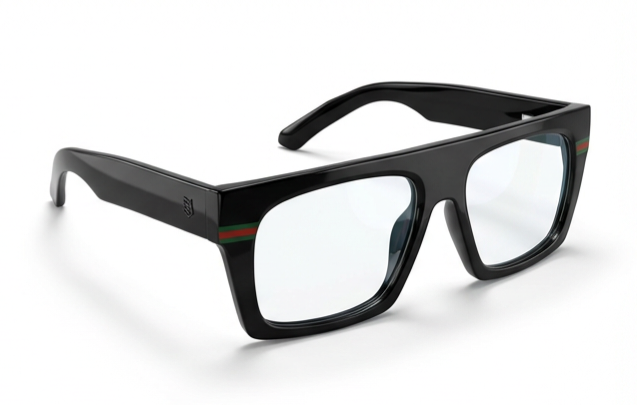 Black Square Eyeglasses Frame