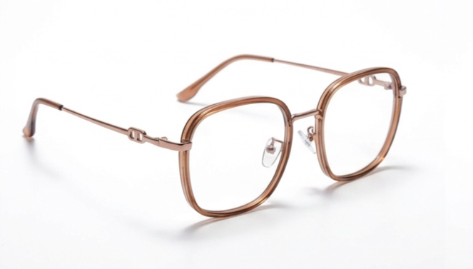 Olive Gold Metal Frame