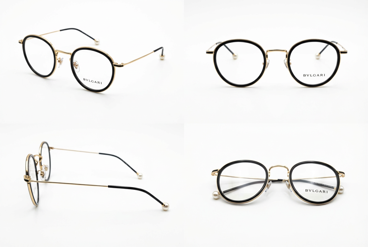 Round Black Metal Frame