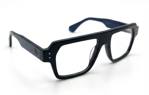 Matte Blue Square Frame