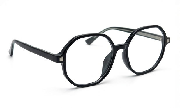 Black Square Eyeglass Frame