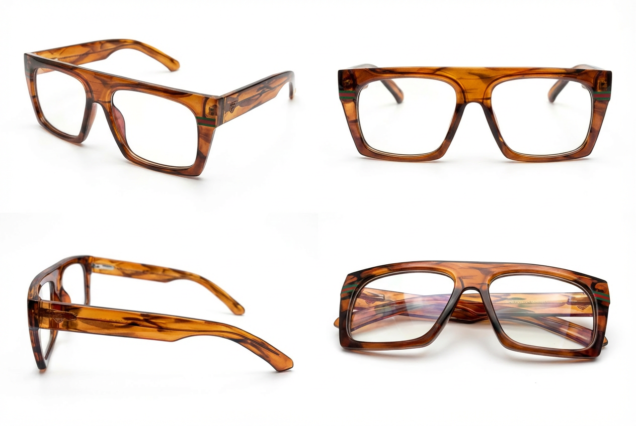 Classic Tortoiseshell Square Frame