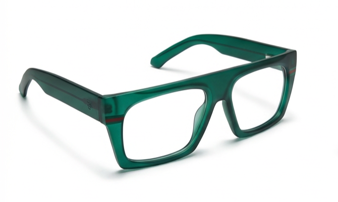 Black Square Eyeglasses Frame