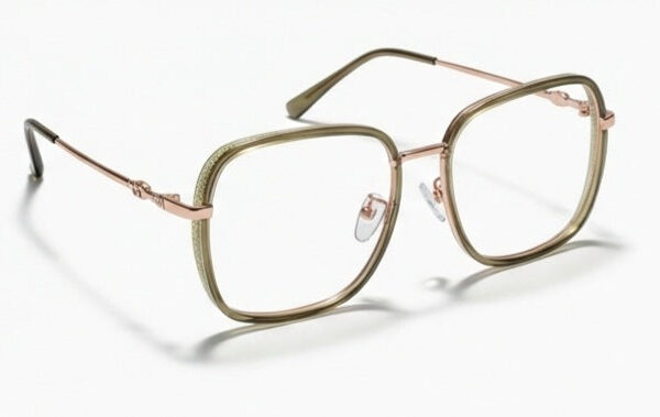 Olive Gold Metal Frame