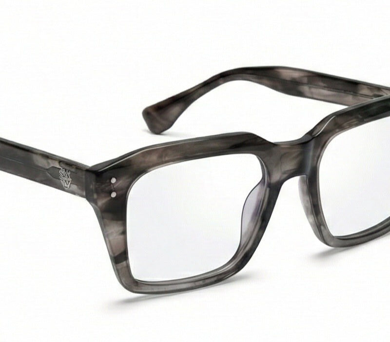 Smoky Gray Square Frames