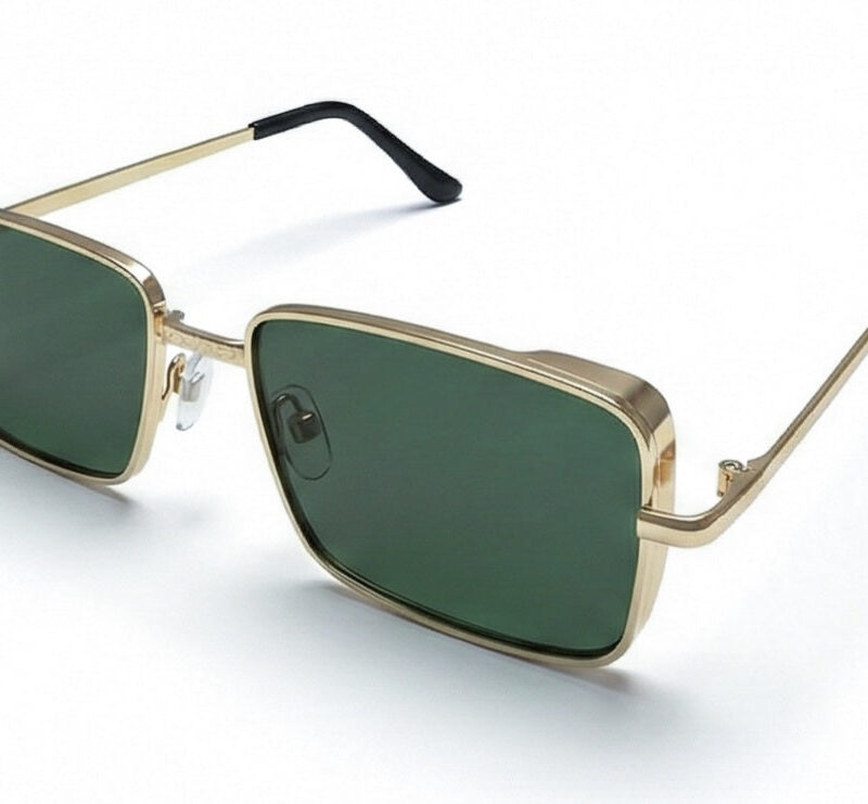 Gold Square Sunglasses