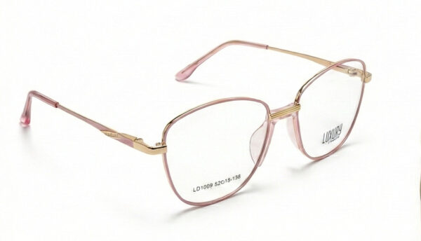Pink Metal Optical Frame