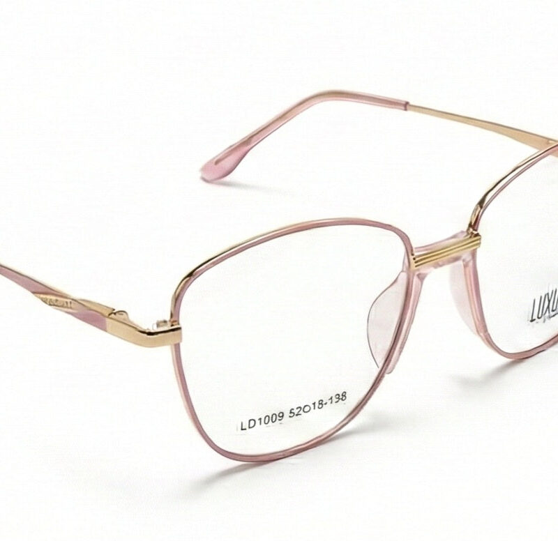 Pink Metal Optical Frame
