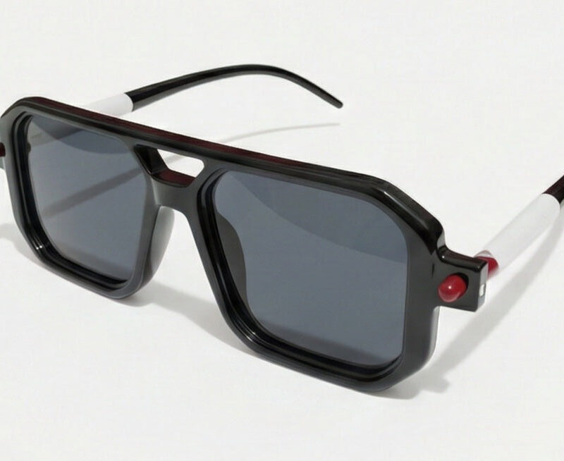 Black Square Grey Sunglasses