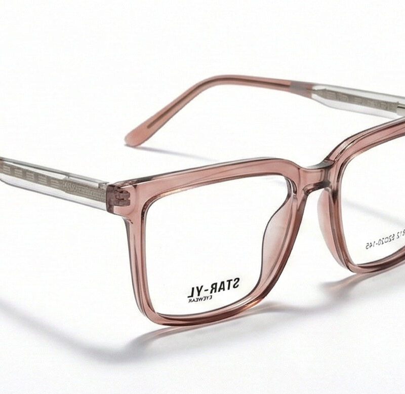 Blush Square Optical Frames