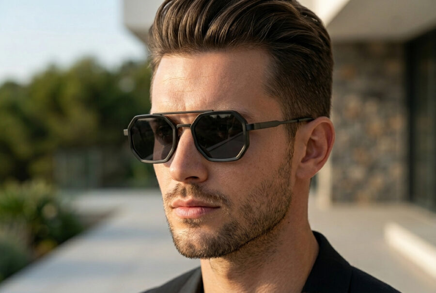 Classic double bridge sunglasses