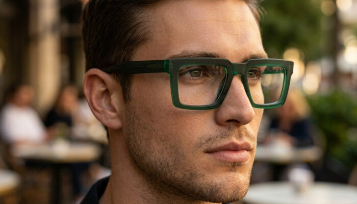 Bold Green Optical Frames