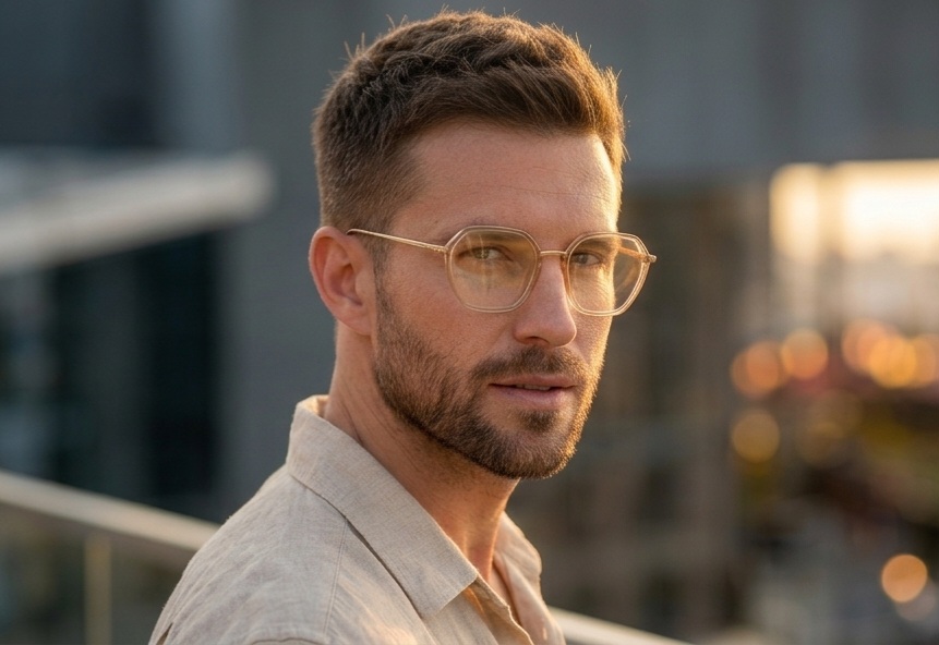 Metal Fashion Square Frame