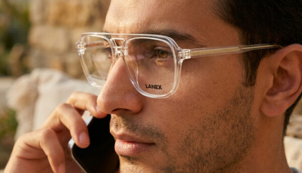 Clear Aviator Eyeglass Frame