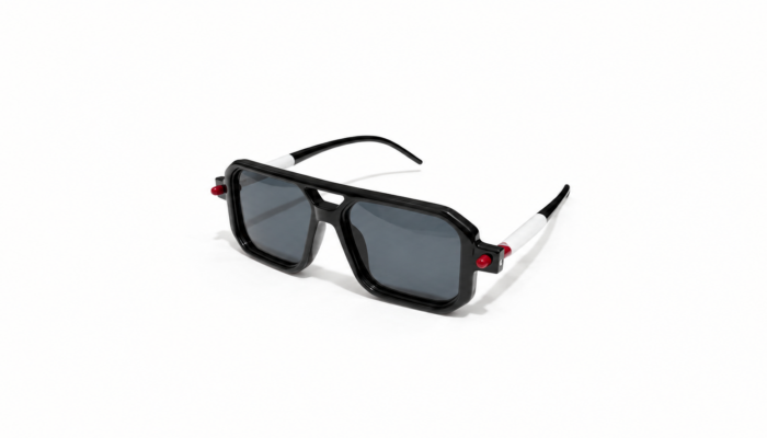 Black Square Grey Sunglasses