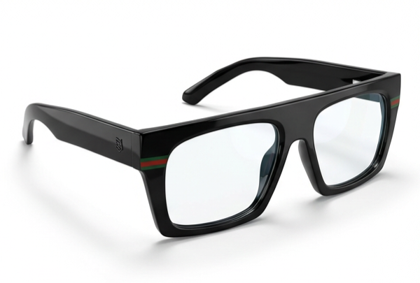 Black Square Eyeglasses Frame