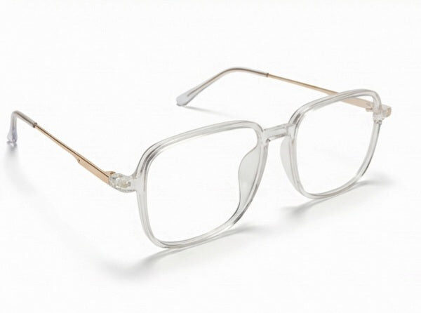 Clear & Gold Square Frame