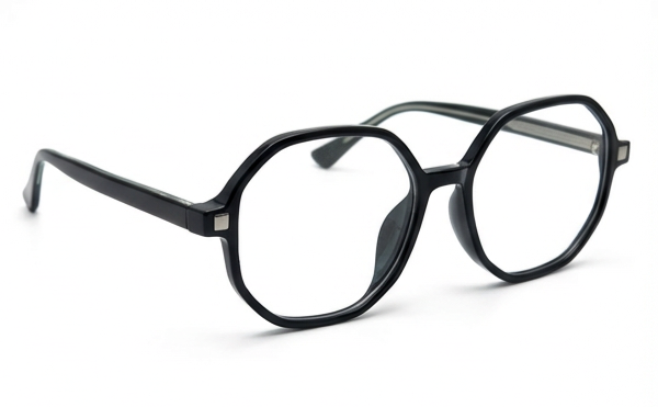 Black Square Eyeglass Frame