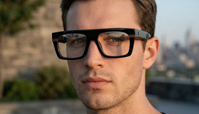 Black Square Eyeglasses Frame