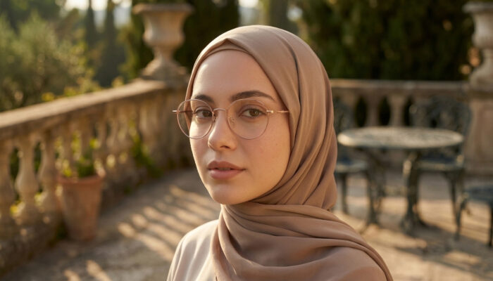 Rose Gold Round Eyeglasses