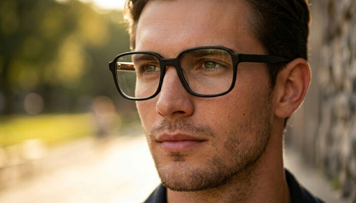 Black fashion Eyeglass Frame