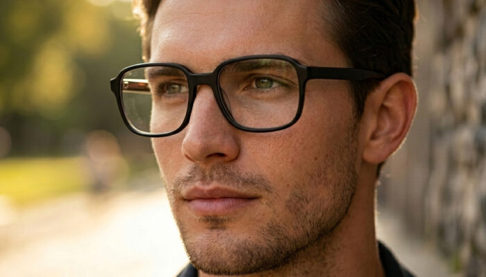 Black fashion Eyeglass Frame