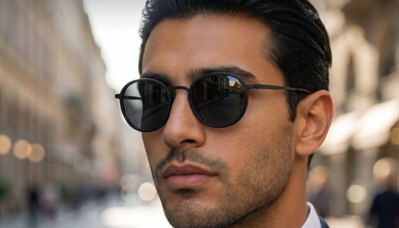 Round Polarized Sunglasses